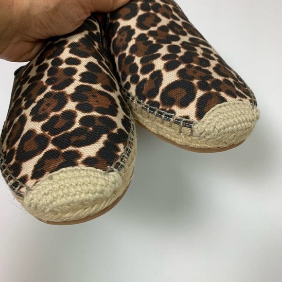 ANN Taylor Anastasia Leopard Espadrille Brown 7.5 - Picture 3 of 9